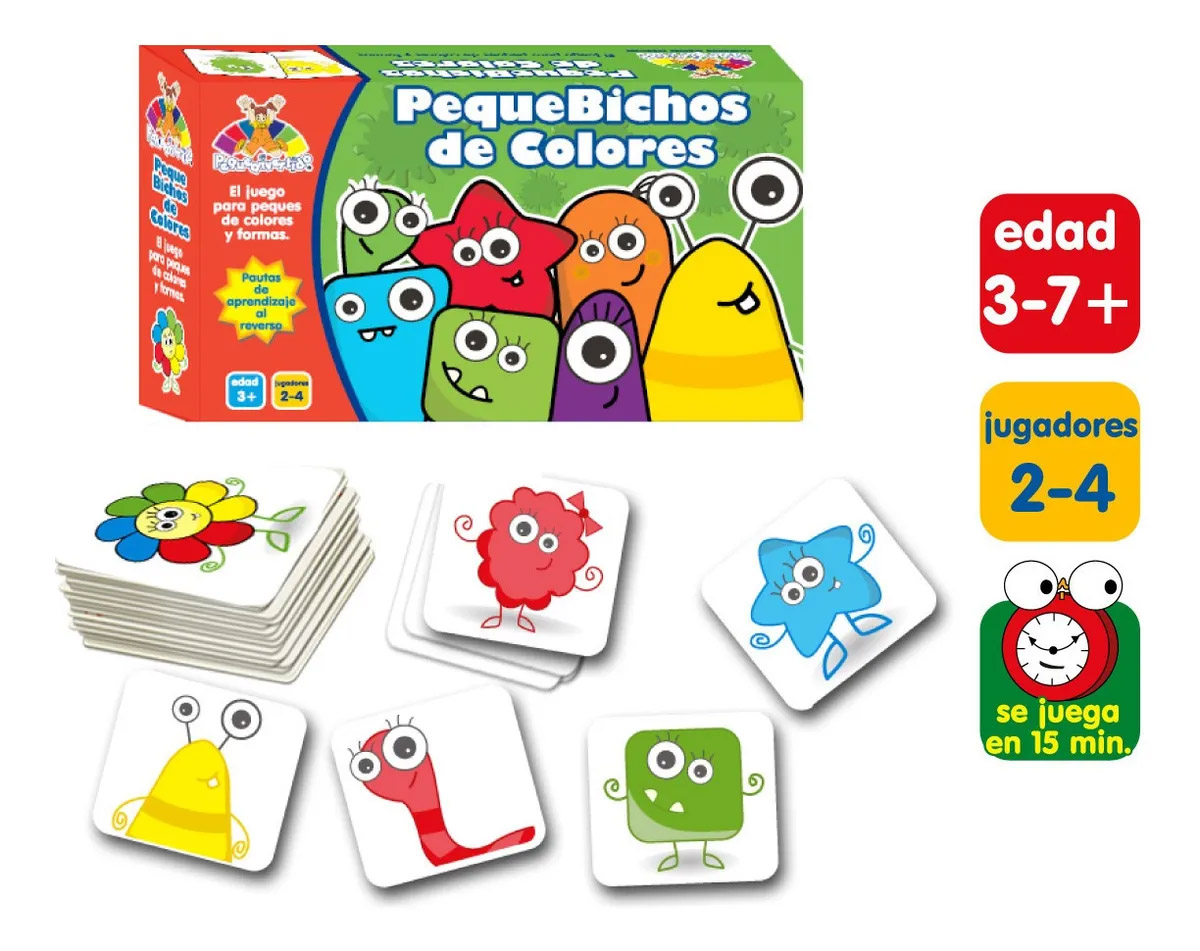 Pequebichos de Colores, Juego Didáctico Preescolar