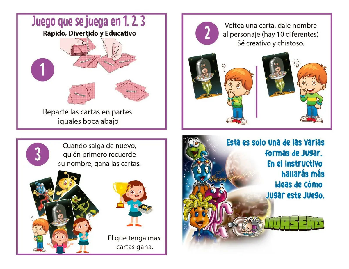 Invaseres, Juego Didáctico Preescolar