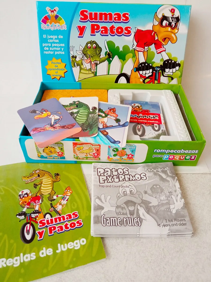 SUMAS y PATOS, Juego Didáctico Preescolar