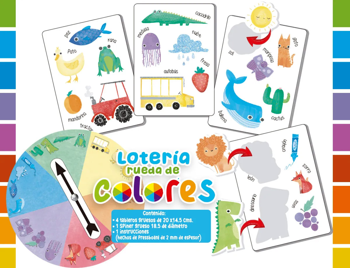 Lotería Rueda de COLORES