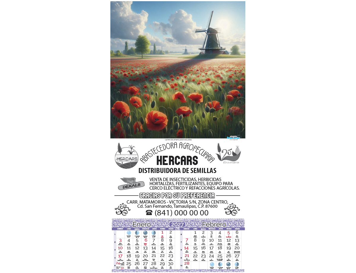 SM15 Campo de Amapolas en Holanda