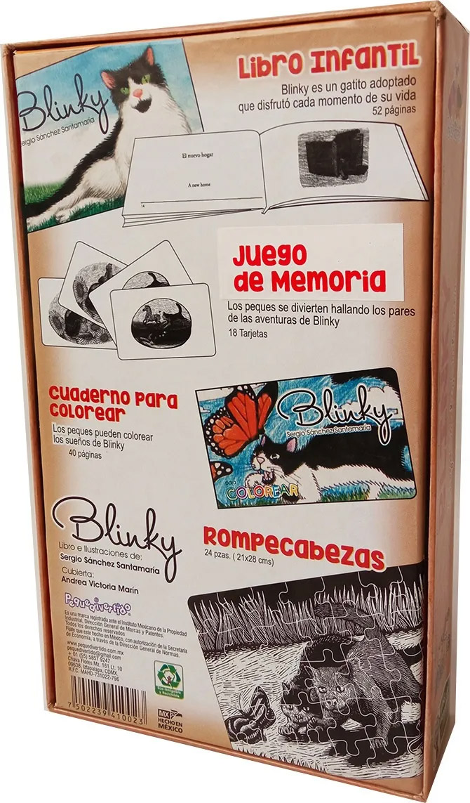 BLINKY, Libro Set Didáctico Preescolar