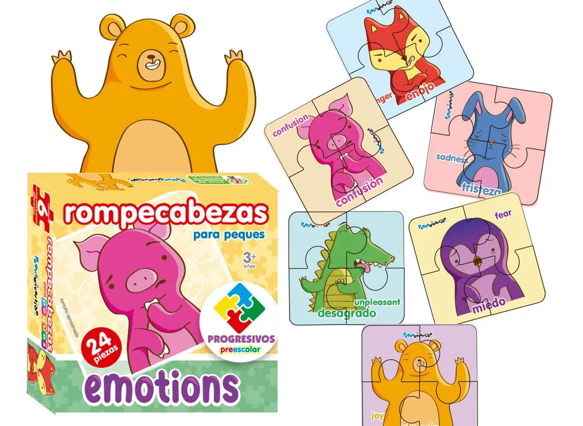 Rompecabezas Progresivos Preescolar Pack 3