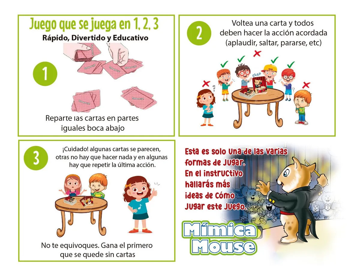 MIMICA MOUSE, Juego Didáctico Preescolar