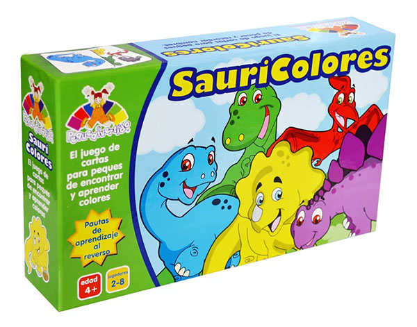 SAURICOLORES, Juego Didáctico Preescolar