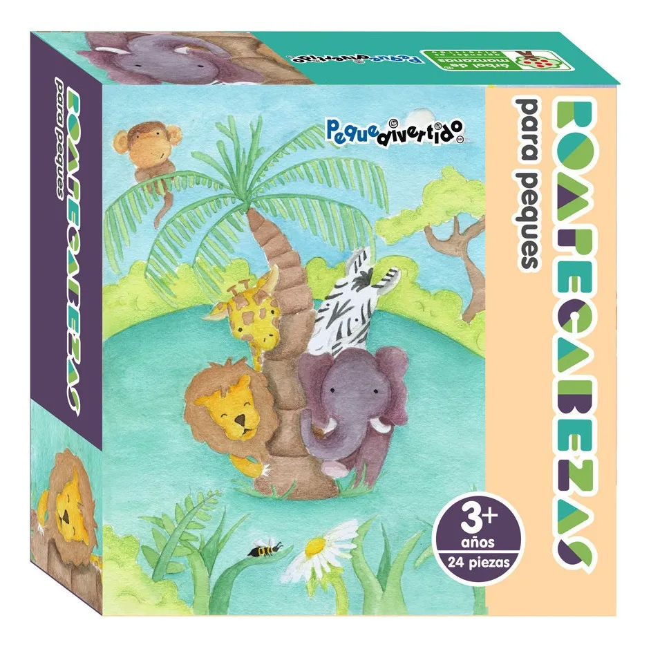 Rompecabezas Preescolar "En la Jungla"