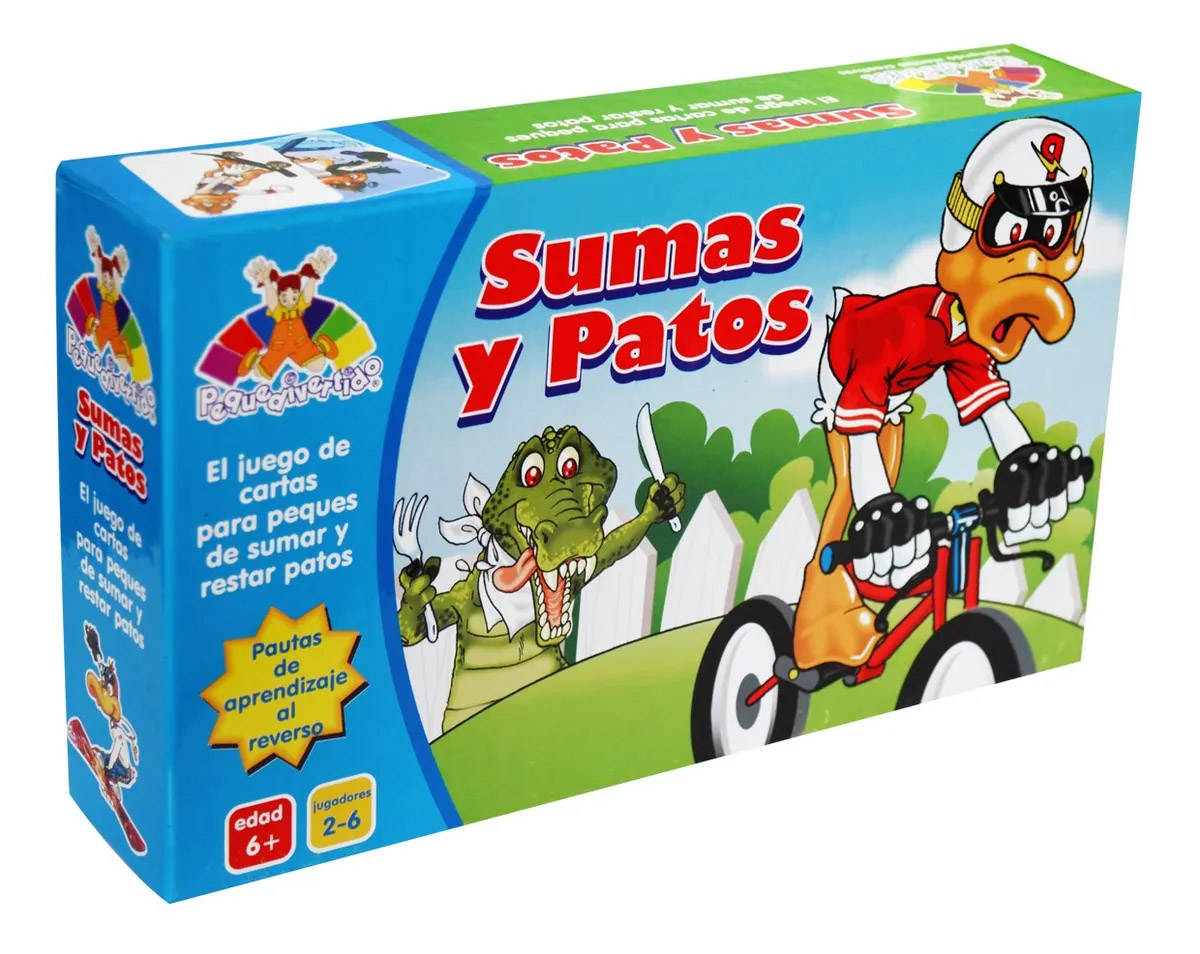 SUMAS y PATOS, Juego Didáctico Preescolar