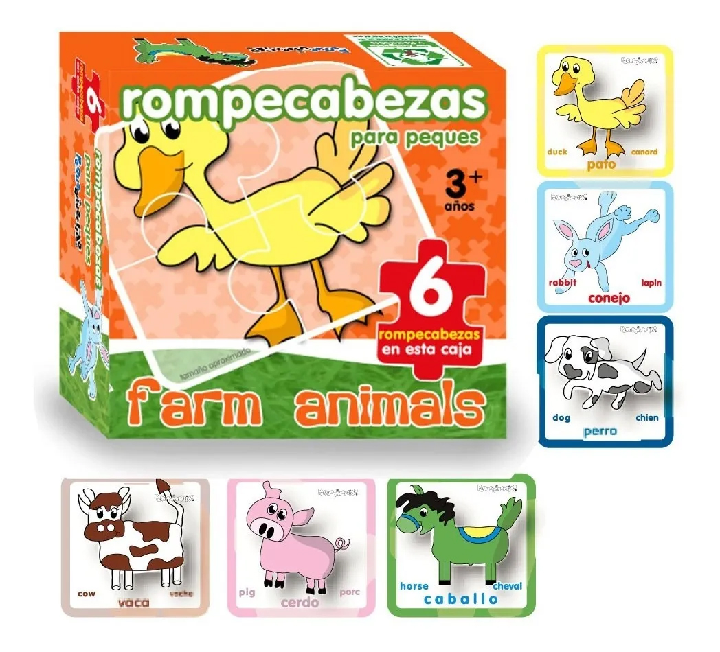 Rompecabezas Progresivos FARM ANIMALS