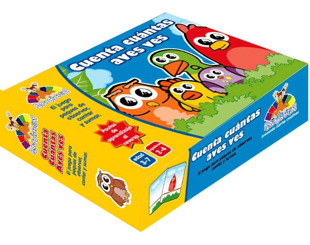 Cuenta cuántas Aves Vez, Juego Didáctico Preescolar