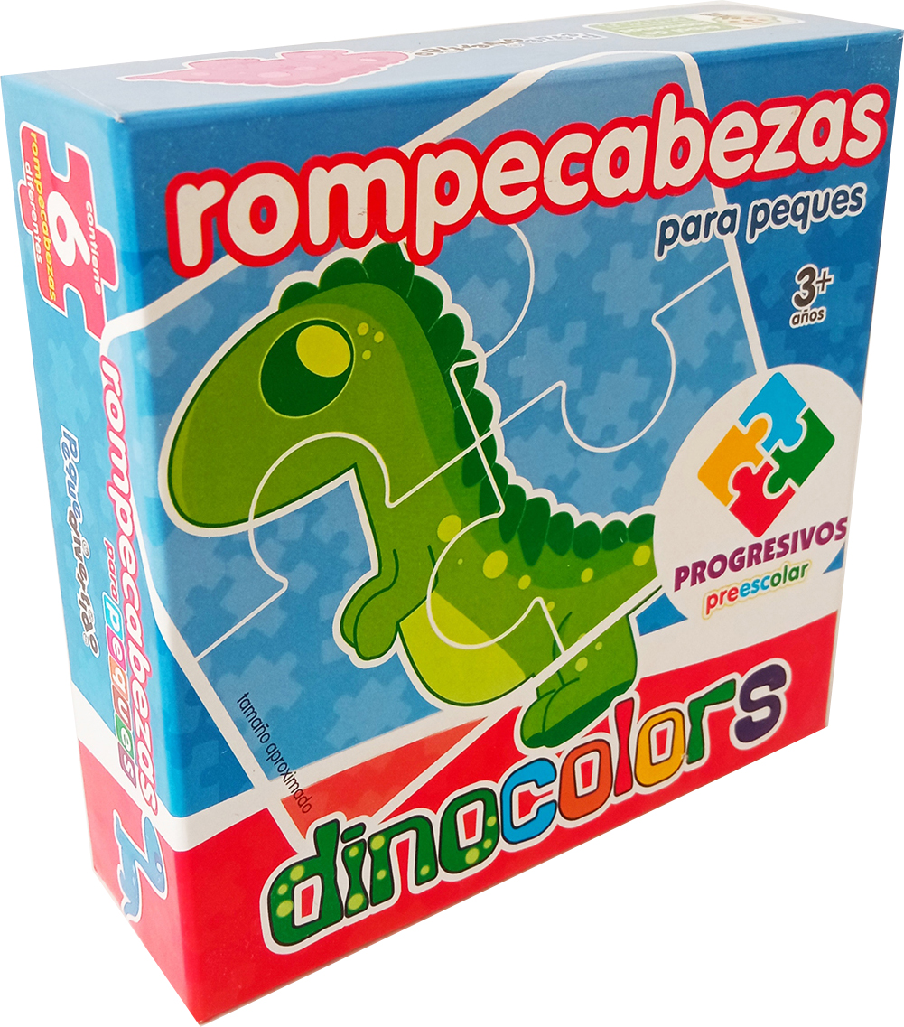 Rompecabezas Progresivos DINOCOLORS