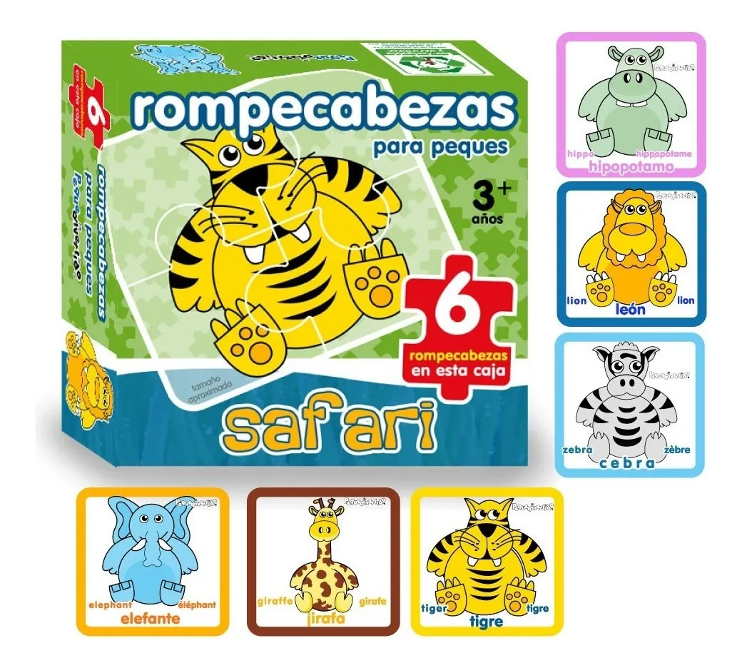 Rompecabezas Progresivos SAFARI