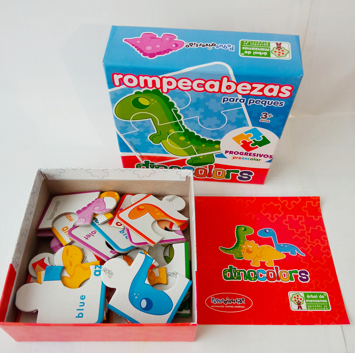 Rompecabezas Progresivos DINOCOLORS