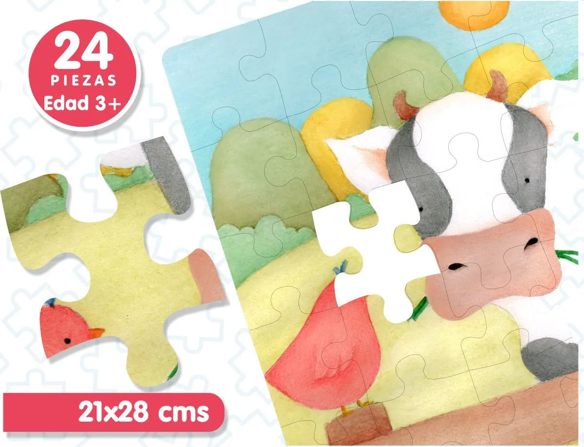 Rompecabezas Preescolar "En la Granja"