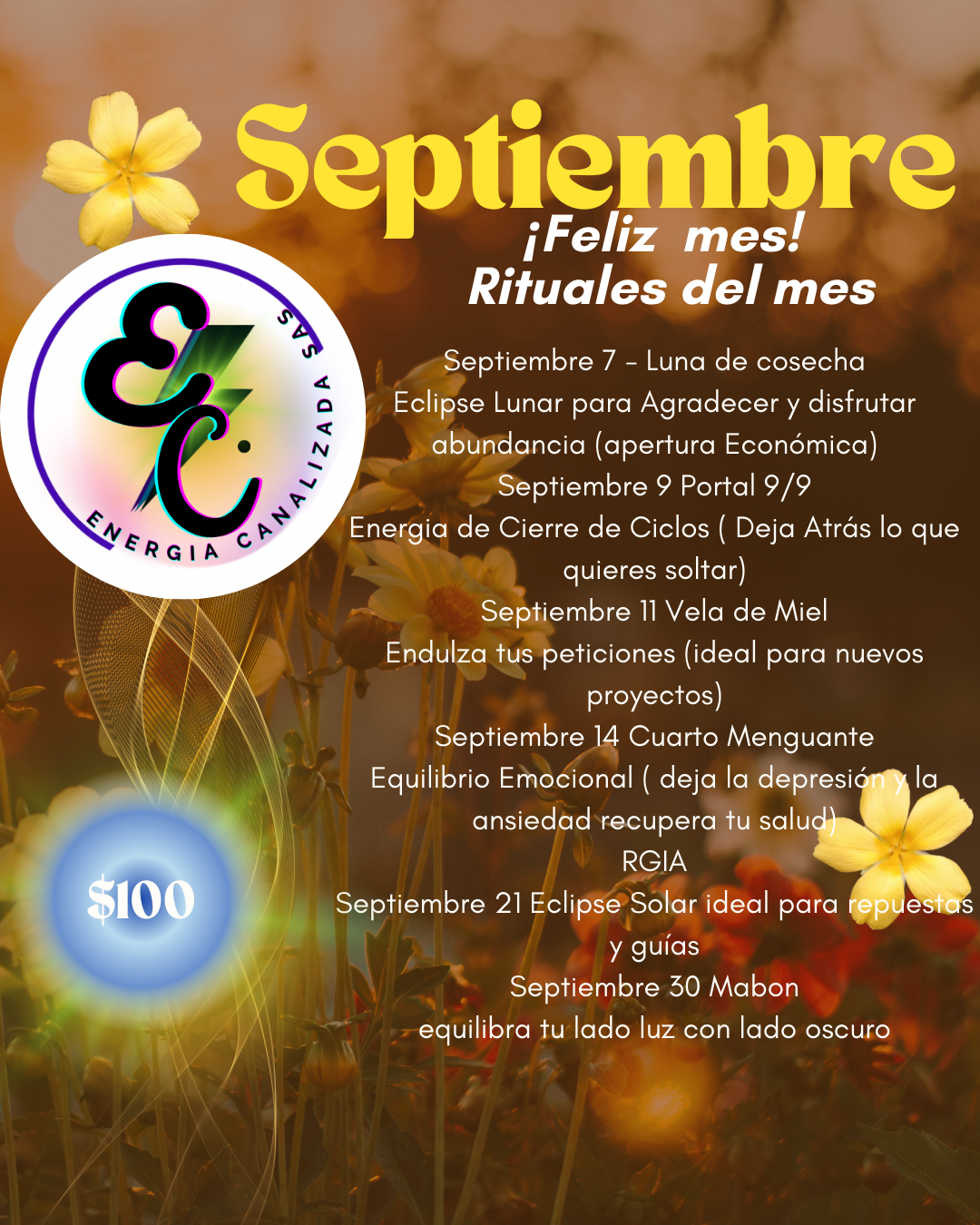 Monthly Rituals – September -Combo