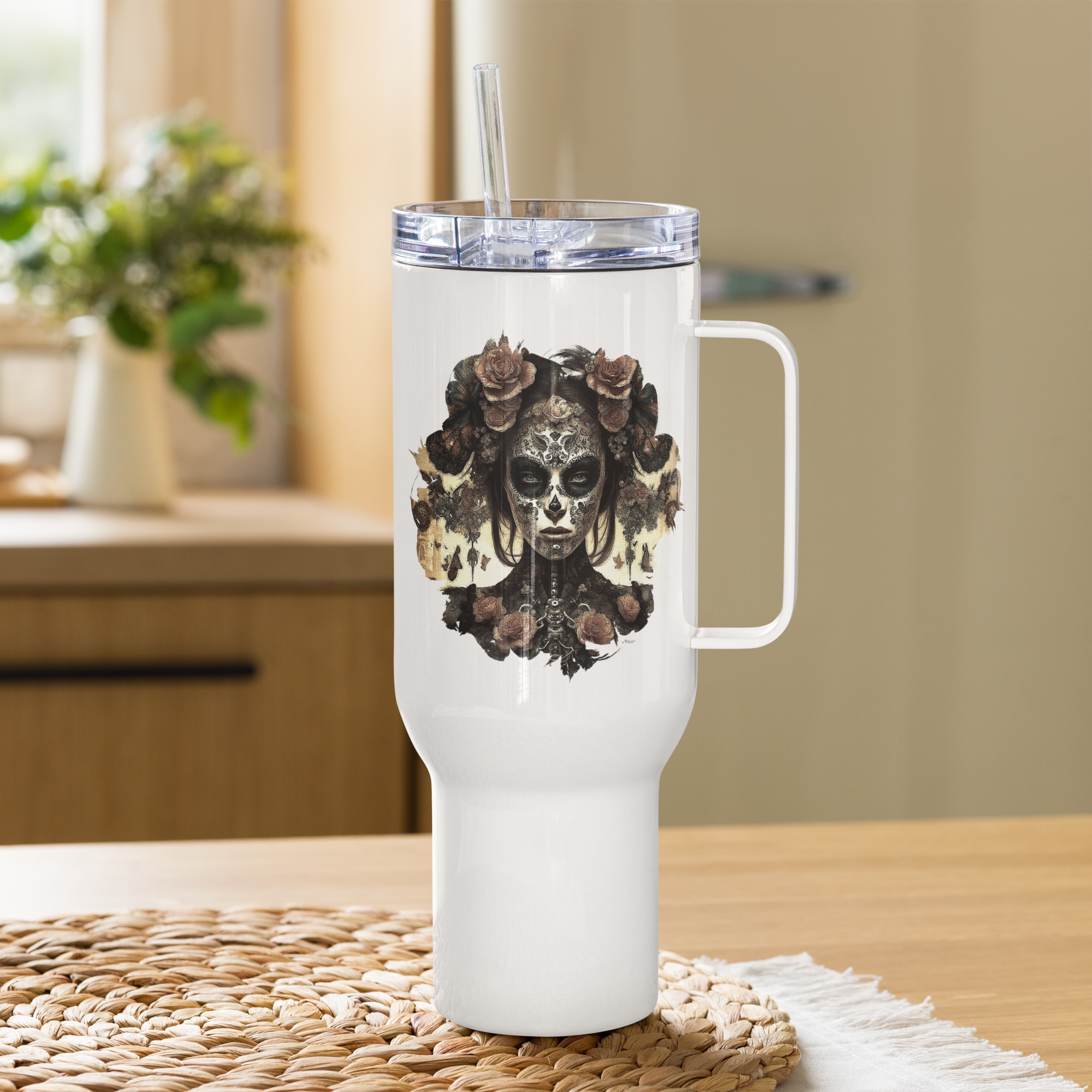 Catrina Travel mug with a handle