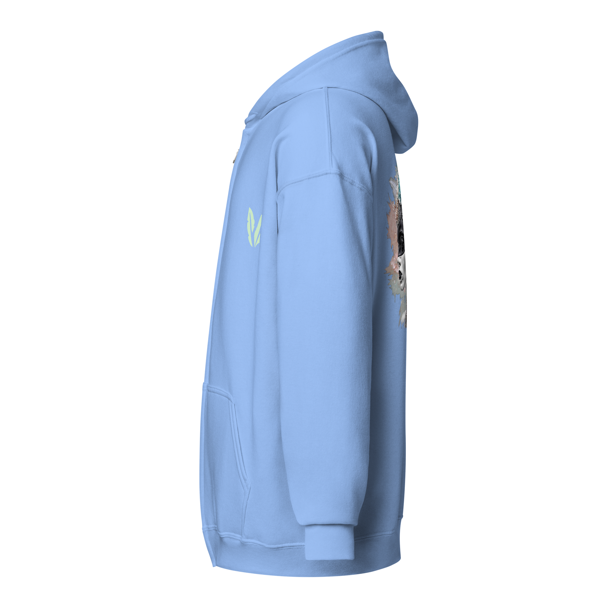 Tribal heavy blend zip hoodie