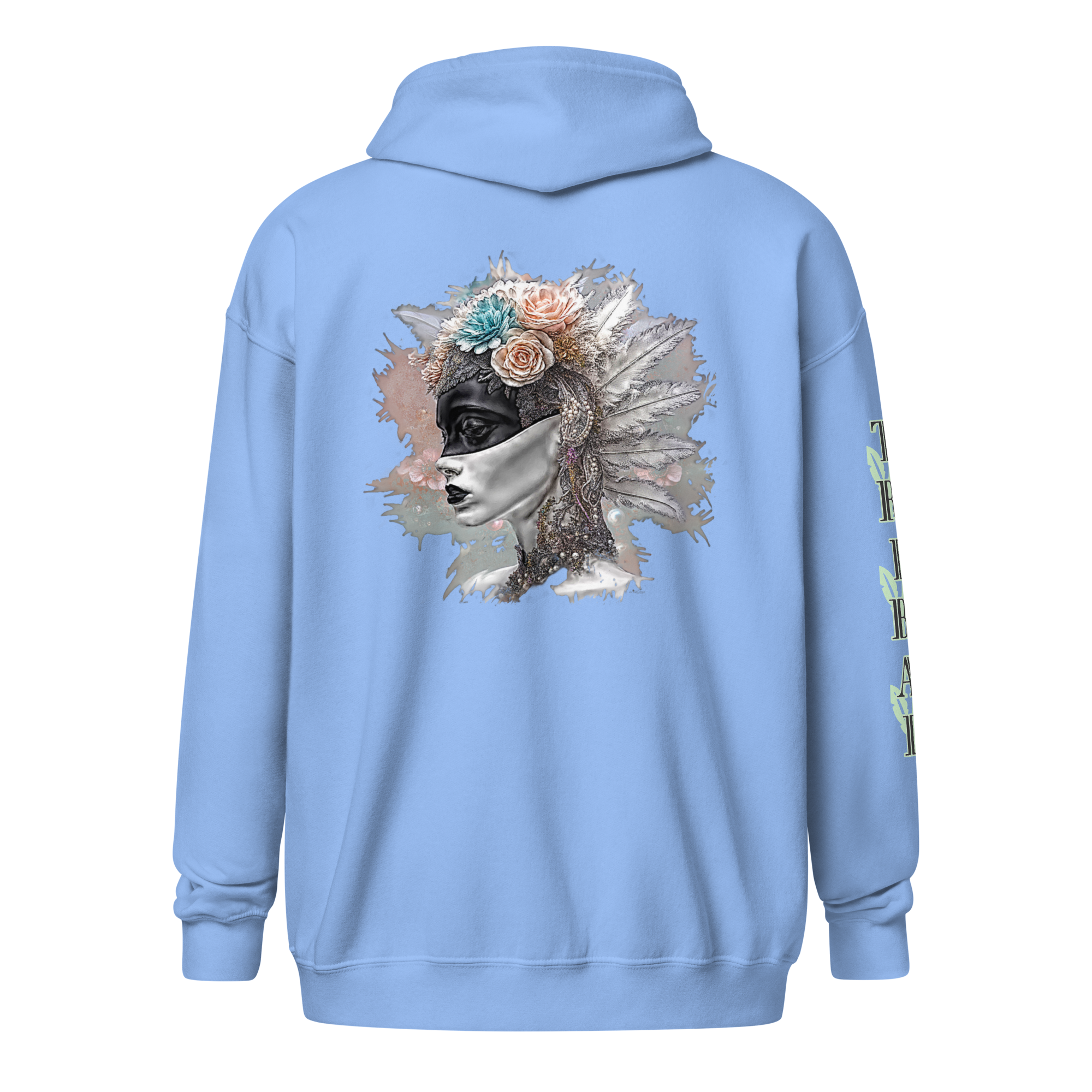 Tribal heavy blend zip hoodie