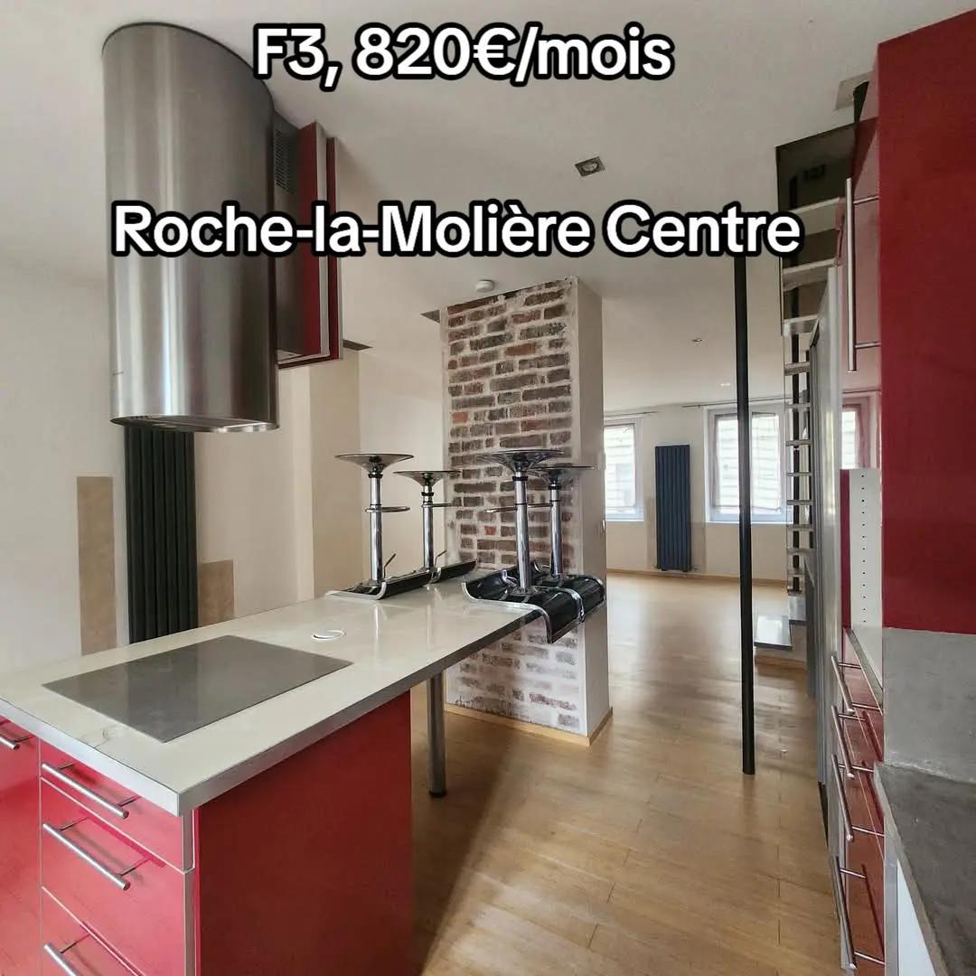 Appartement F3 à louer a la Roche-la-Molière Centre