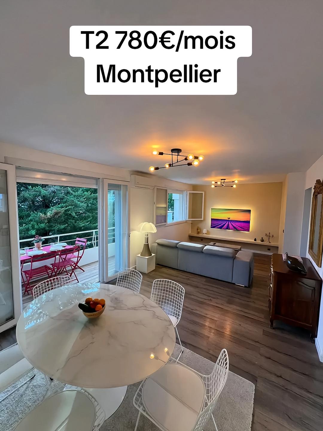 Appartement T2 à louer à Montpellier