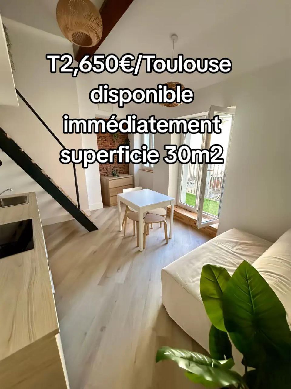 Appartement T2 à Toulouse