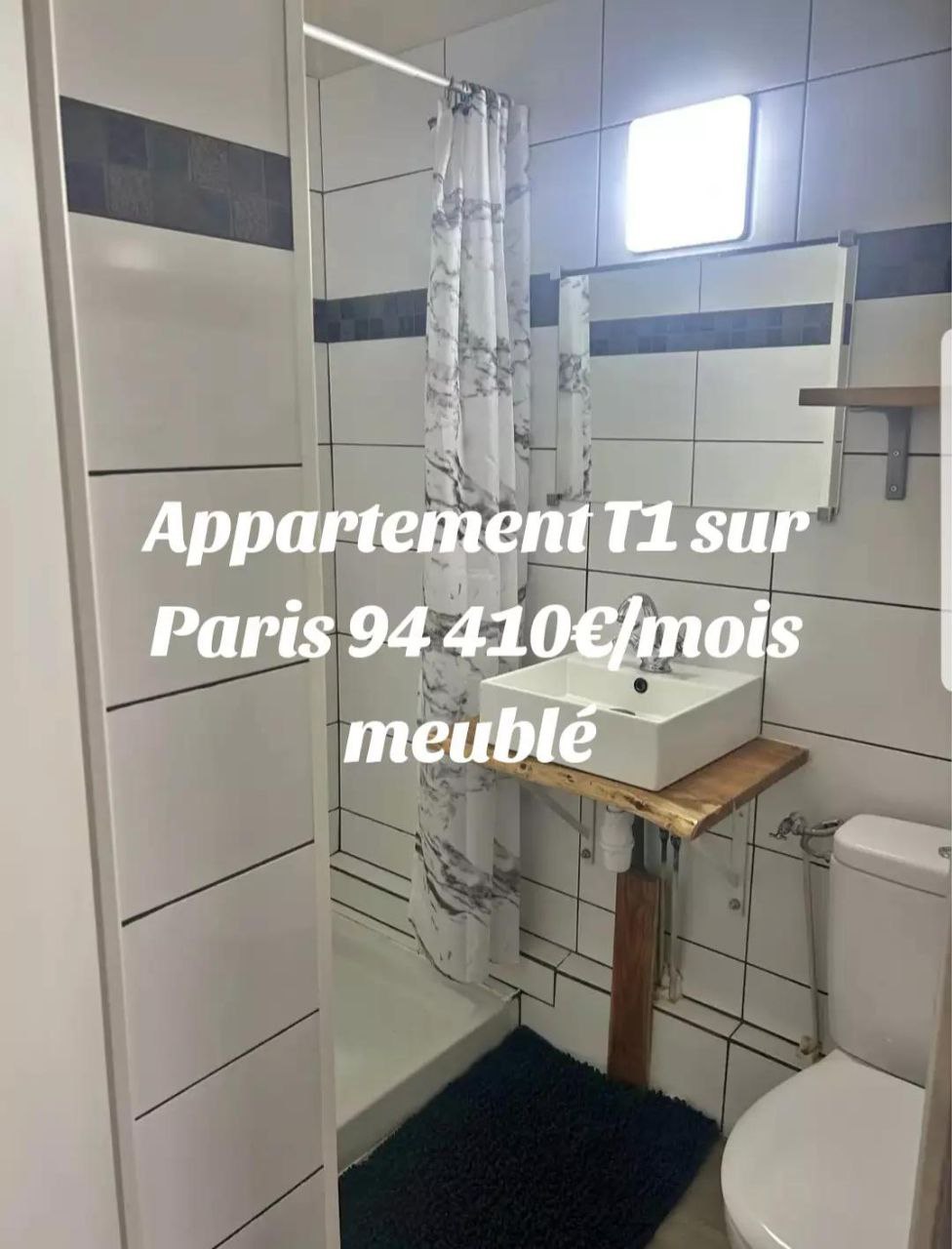 Appartement T1 meublé à Paris dans le 94