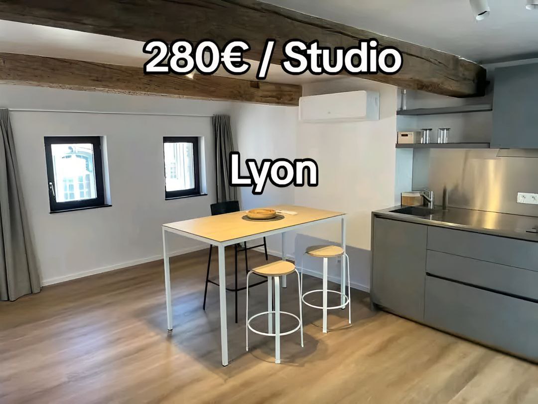 Studio à louer à Lyon