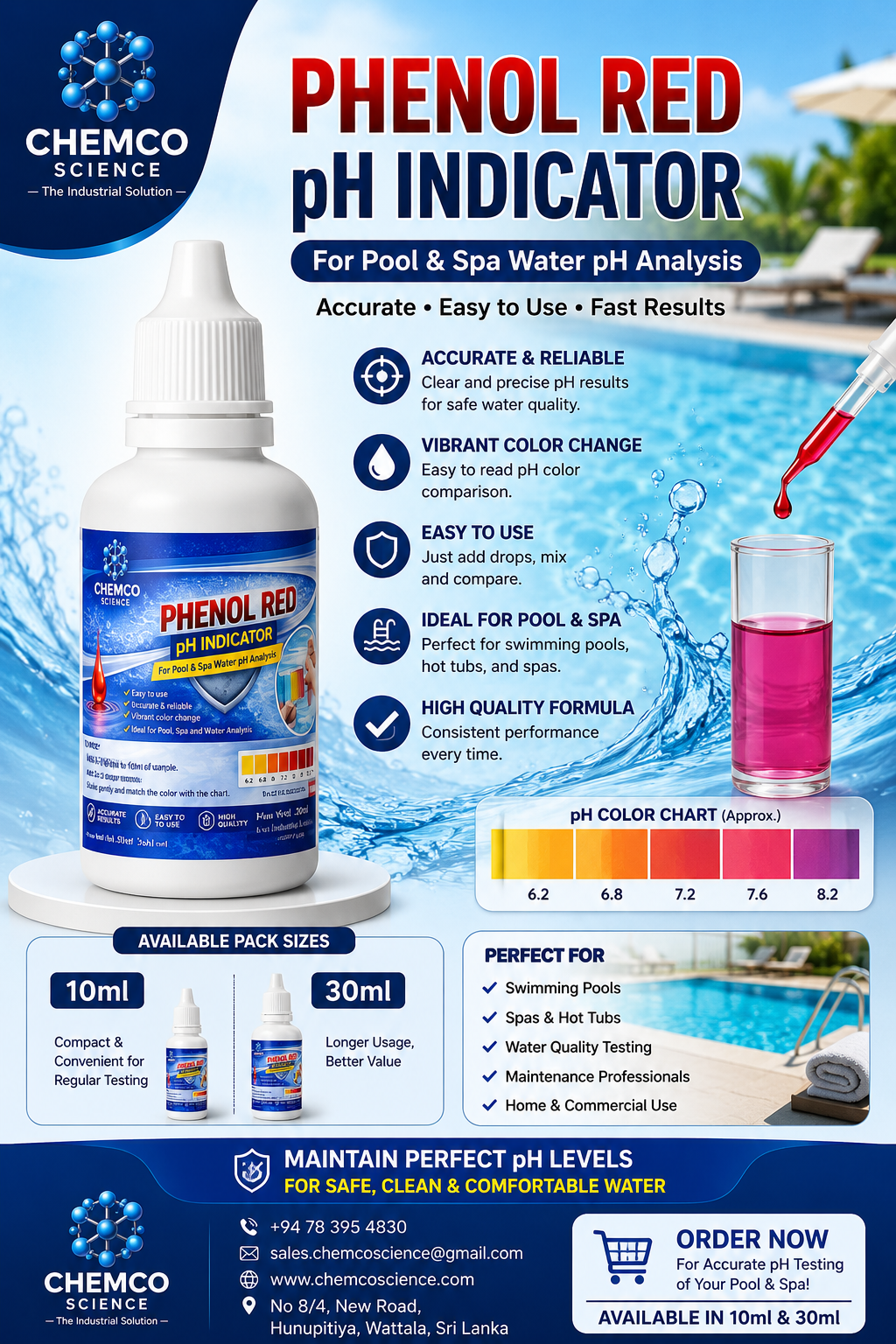 Phenol Red PH Indicator 