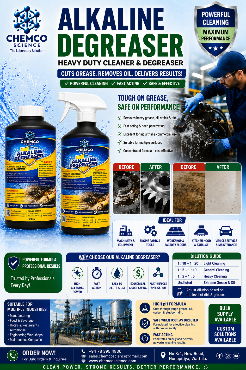 Drease & Oil Removel 