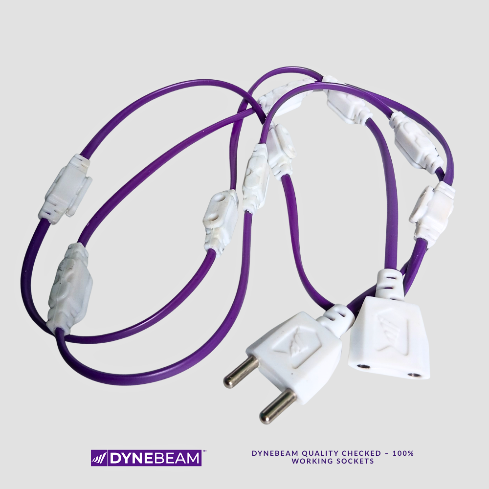 Dynebeam 10+1 LED String Light Connector – Universal Jhalar Jointor for Secure Festive Lighting (Made in India)