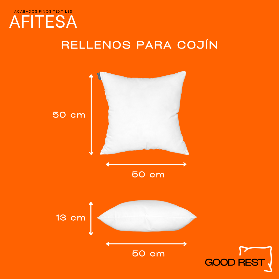 Caja de 24pz Relleno para cojín 50 x 50  