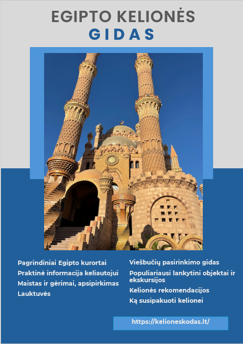 Egipto kelionės gidas