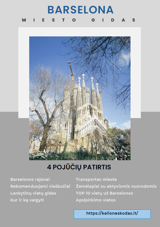 Barselonos miesto gidas