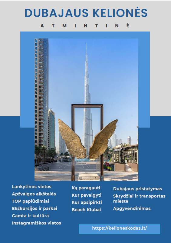 Dubajaus kelionės atmintinė