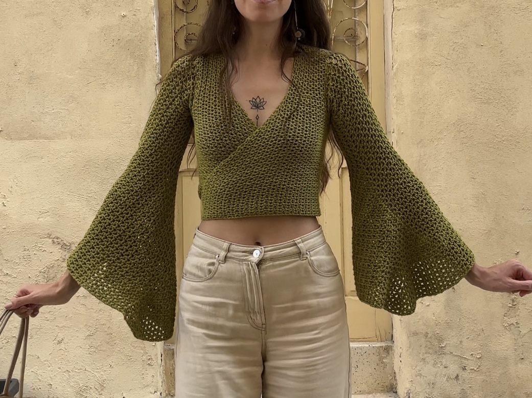Olive Wrap Top Pattern
