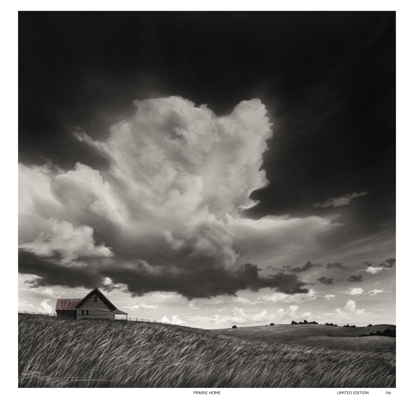LIMITED EDTION PRAIRIE HOME 13X14 