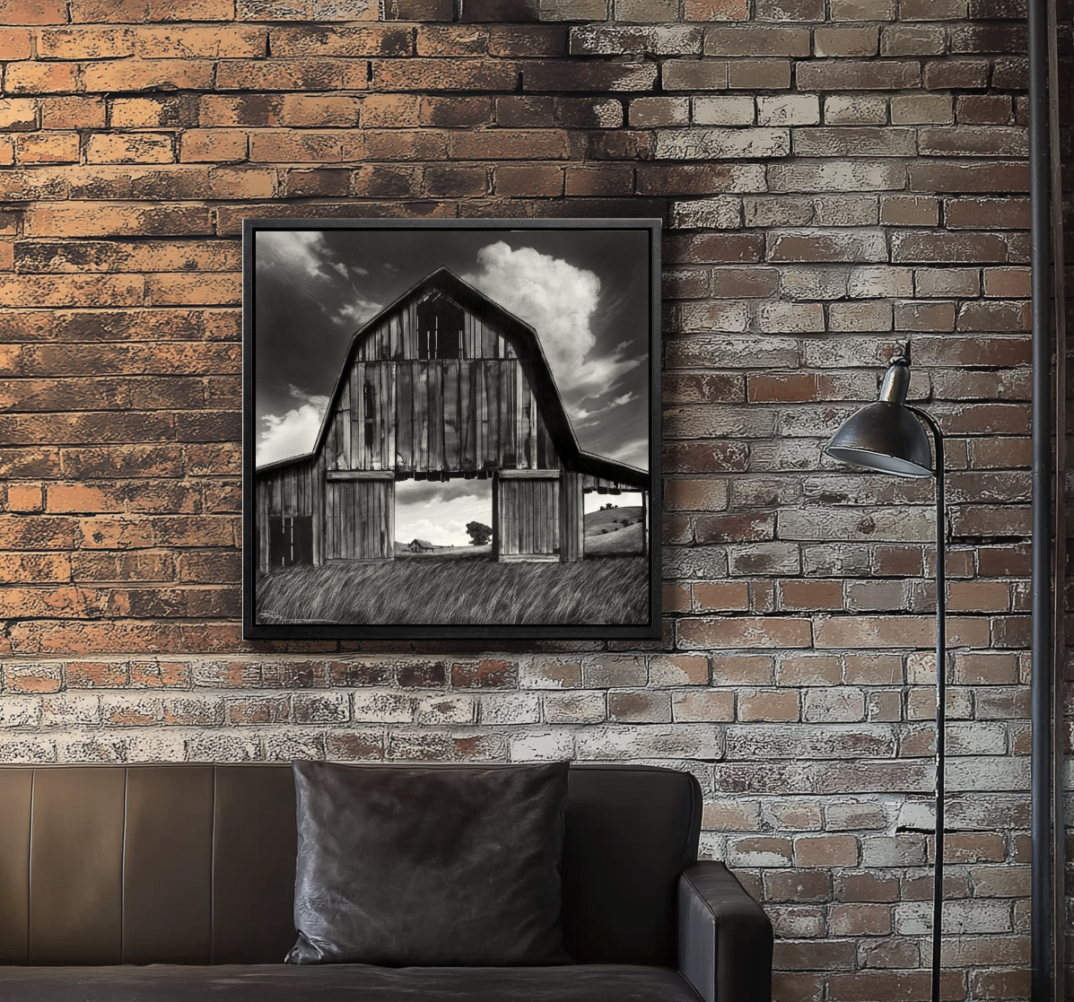 HIGH DESRT BARN FRAMED 20X20