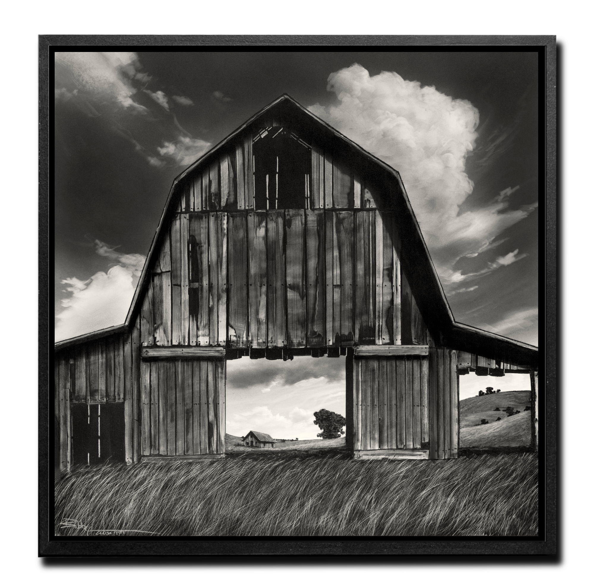 HIGH DESRT BARN FRAMED 20X20
