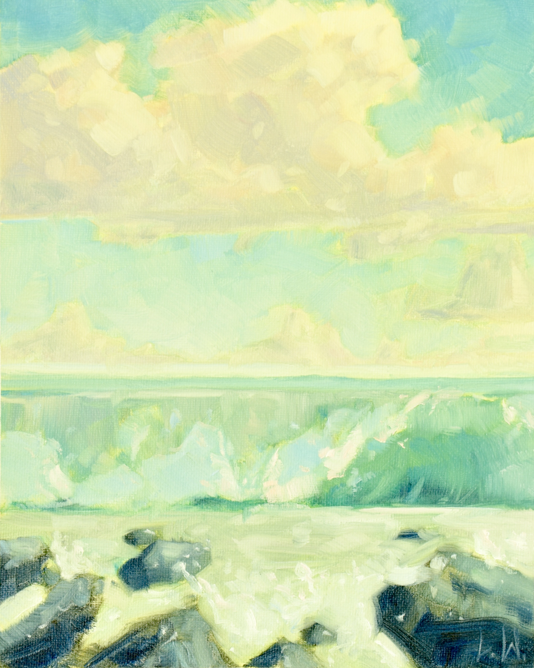 Crashing Waves at Poipu