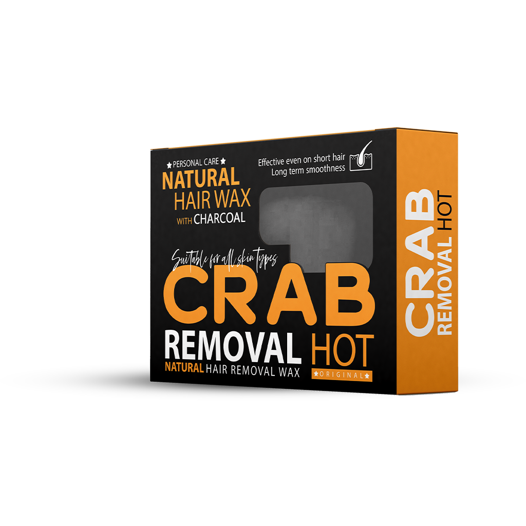Crab Removal Hot Natural Hair Waxشمع إزالة الشعر بدون ألم من كراب