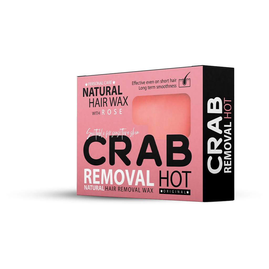 Crab Removal Hot Natural Hair Waxشمع إزالة الشعر بدون ألم من كراب