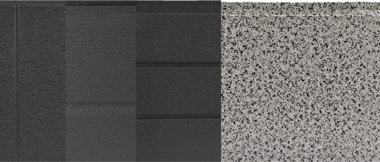  الواح تكسيات بانل  بطابع رصاصي نقش ثلاث خطوط  SP-17