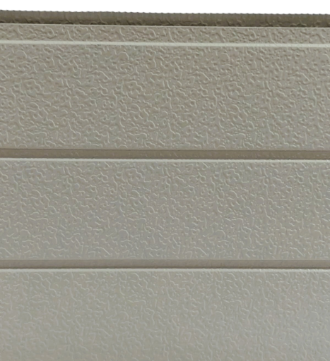  الواح تكسيات بانل  بطابع ثلاث خطوط نقش مبزر لون بيج SP-5