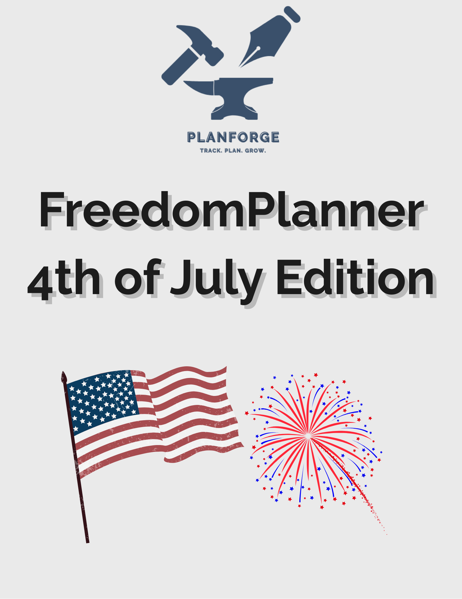 4th of July Celebration & Keepsake Planner
