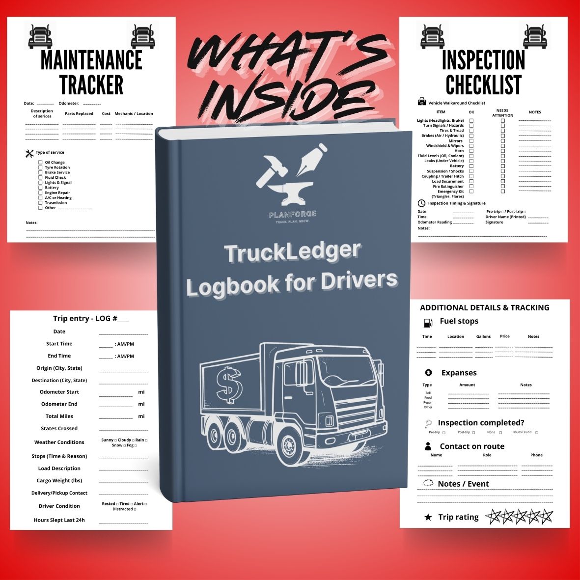 TruckLedger – Logbook for Drivers