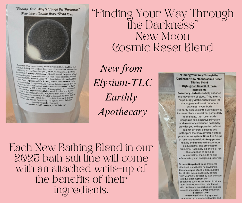 "Finding Your Way Through the Darkness" New Moon Cosmic Reset Blend