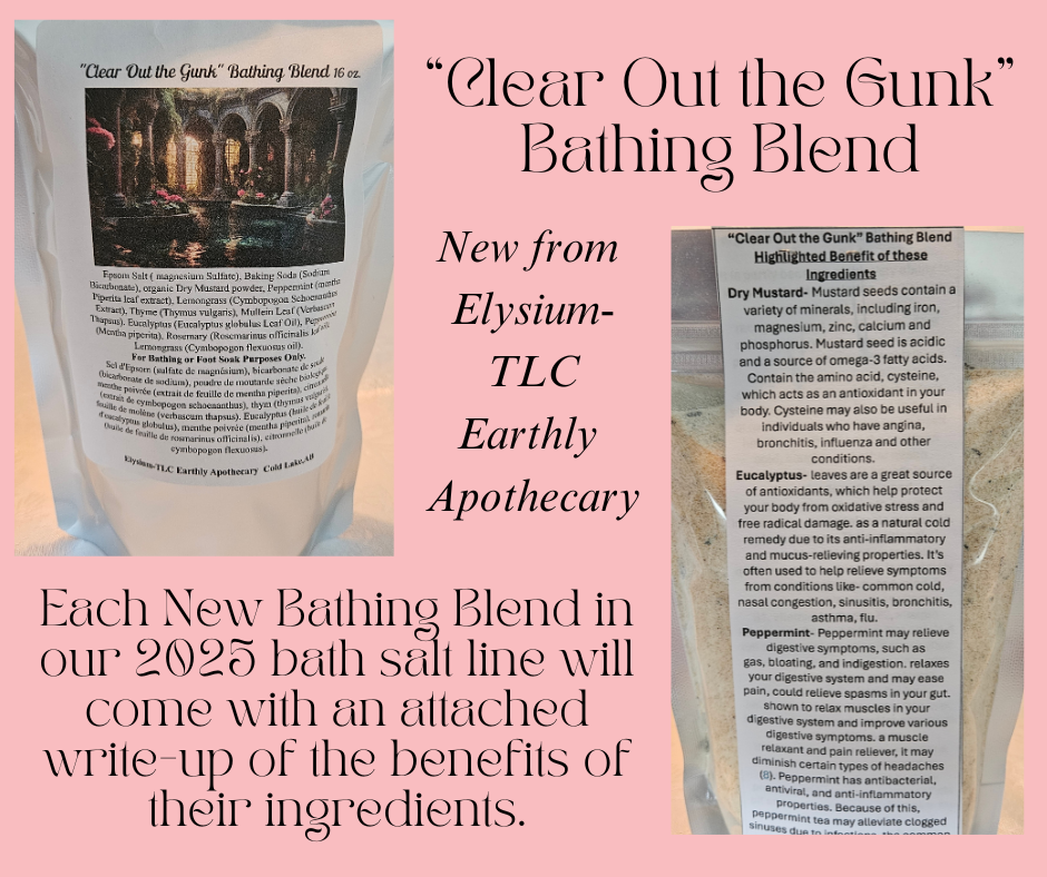 "Clear Out the Gunk" Bathing Blend