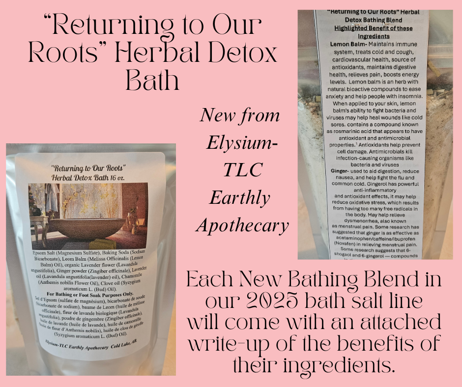 "Returning to Our Roots" Herbal Detox Bath
