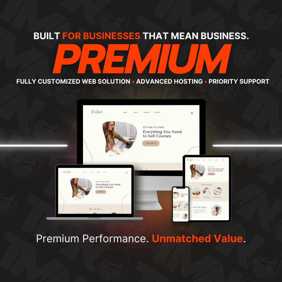 Premium Website Design & Hosting Package