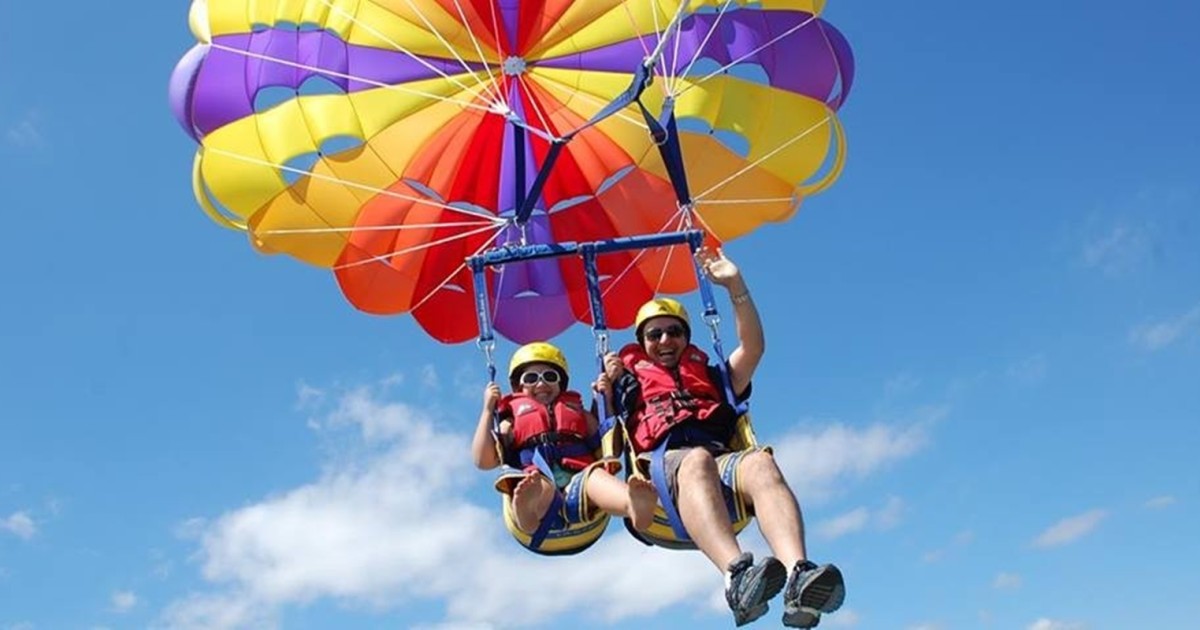 parasailing