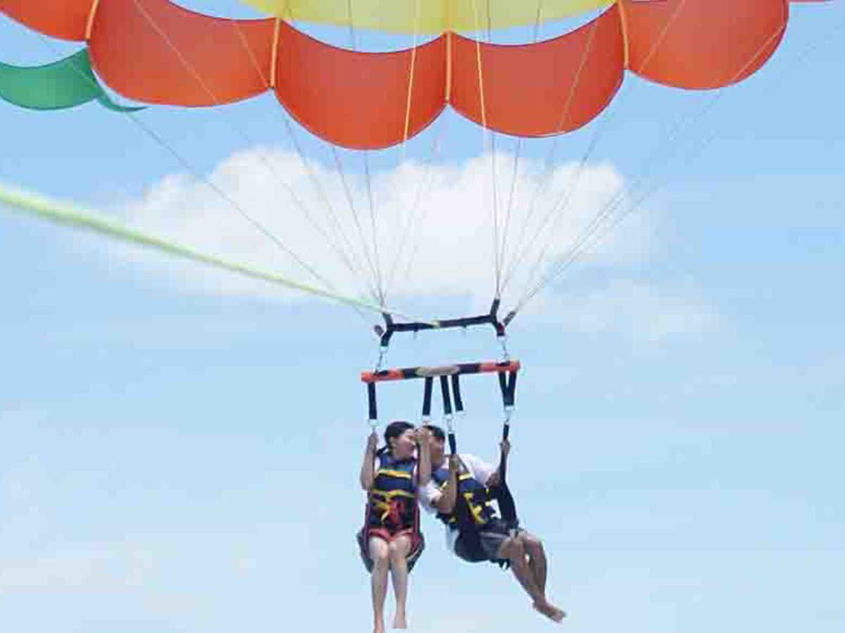 parasailing